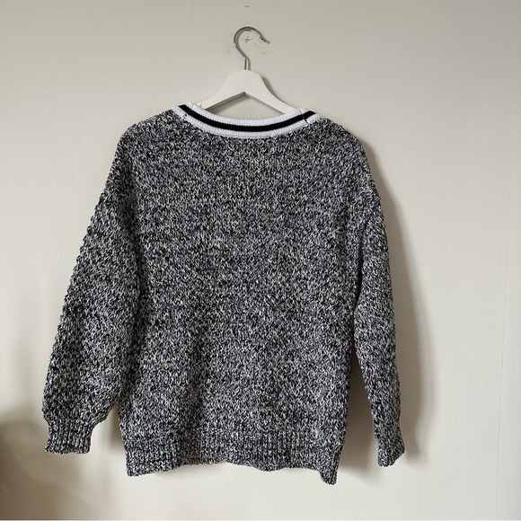 Anthropologie Maeve Tweed Boyfriend V Neck Cardigan Size M - Picture 9 of 10